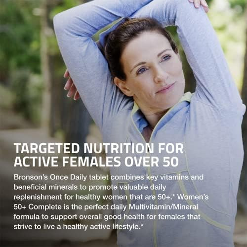 Bronson One Daily Womens 50+ Multivitamínico Multimineral C - Imagem 4