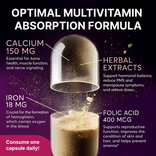 Suplemento Multivitamínico Para Mulheres | Complexo Completo - Imagem 2