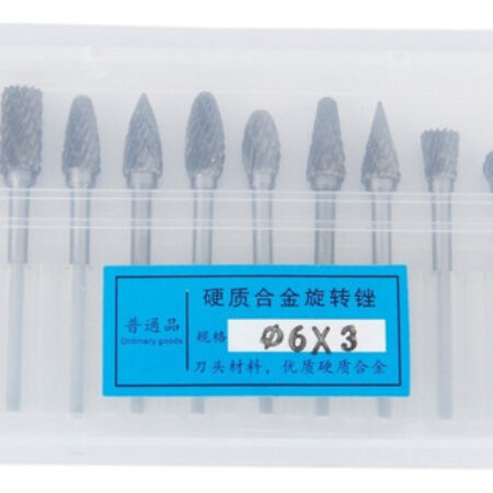 Kit 10 Limas Rotativa Carboneto Tungstênio Haste 6mm - Imagem 6