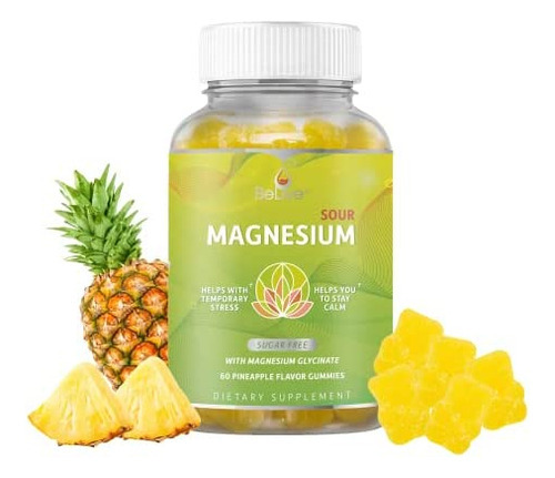 Gomas De Magnésio Belive 200mg - 60 Ct | Suplementos De Gli