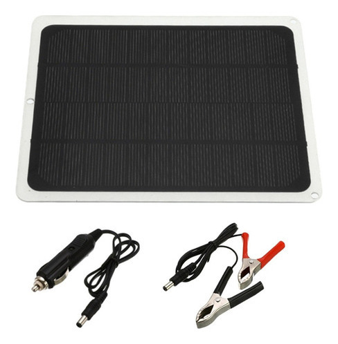 * Carregador Solar De 12 Volts 20 Watts Para Baterias 12v - Imagem 2