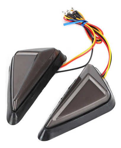 2pcs Universal L Forma Triangular Indicador Led Motocicleta - Imagem 2