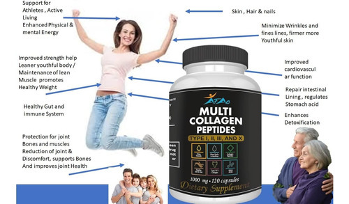 Vitamisan 2-pack Multi Collagen Plus Pills (tipo I, Ii, Iii, - Imagem 2