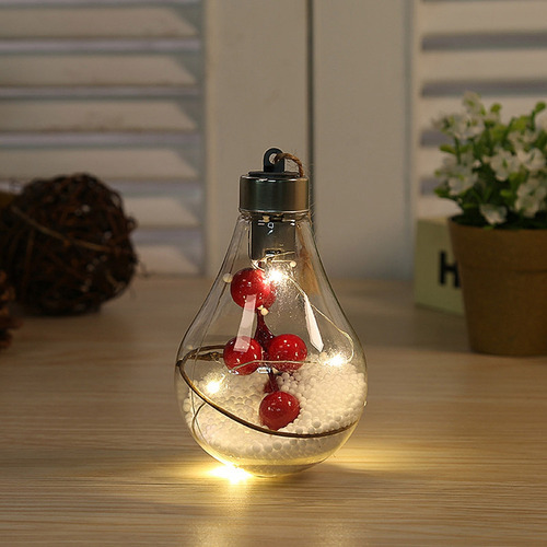 Led Bola De Natal Transparente, Decoração De Natal - Imagem 5