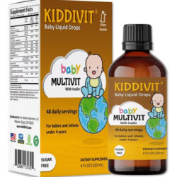 Kiddivit Baby Multivitamin Liquid Drops Com Inulina - 48 Por