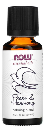 Mistura De Óleos Paz E Harmonia Now Foods 30ml Importado