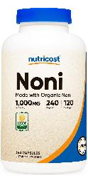 Suplemento Nutricost Noni Em Cápsulas 500mg 240 Cápsulas - Imagem 2