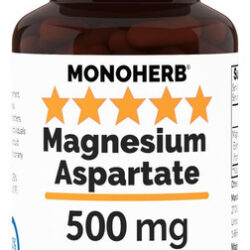 Aspartato De Magnésio 500 Mg Por Cápsula - 90 Cápsulas Veget