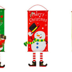 - 3 Enfeite Meia De Natal Lareira Decoração Natalina