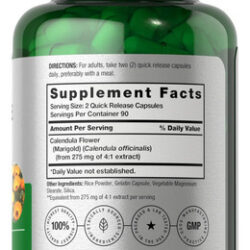 Cápsulas De Flores De Calêndula Horbäach 1100mg | Contagem 1