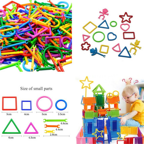 800 Peças De Brinquedos Educativos Para Crianças Diy Buildin - Imagem 2