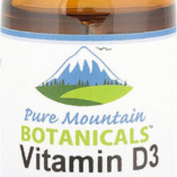 Gotas De Vitamina D Com Sabor De Pure Mountain Botanicals -