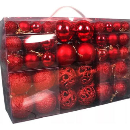 Pacote De 100 Esferas De Natal Para Decoração De Árvores - Imagem 11