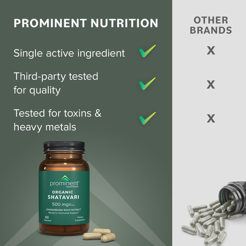 Cápsulas Shatavari Orgânicas De Nutrição Proeminente, Suport - Imagem 6