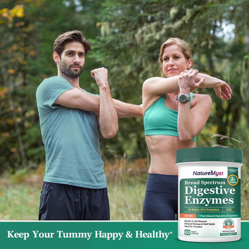 Enzimas Digestivas Naturemyst, 7 Enzimas À Base De Plantas, - Imagem 4