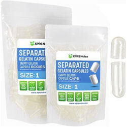 Cápsulas Separadas De Gelatina Xprs Nutra Tamanho 1 - Cápsu