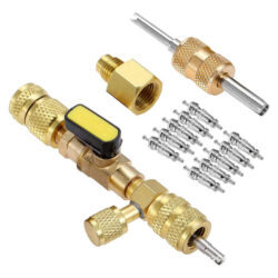 Ferramenta Hvac Valve Core Remover Dual 1/4  E 5/16 Port