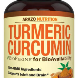 Arazo Nutrition Curcumina De Cúrcuma Com Bioperine 1300mg Co