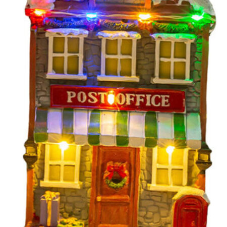 Musical Iluminado Natal Aldeia Casa Estatueta Decoração De - Imagem 18