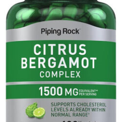 Extrato De Bergamota Cítrica De Piping Rock 1500mg | 100 Cáp
