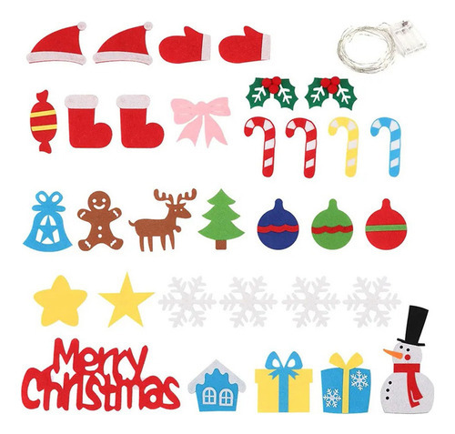 M Novo 32pcs Decoração De Parede De Árvore De Natal De - Imagem 5