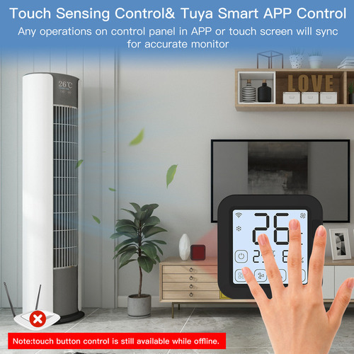 Sensor De Monitor De Termostato Compatível Com Alexa Ir Em C - Imagem 2