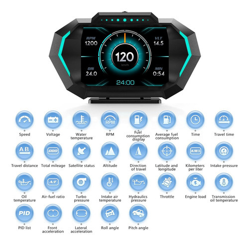 Velocidade De Exibição Do Medidor De Carros Obd2 - Imagem 7