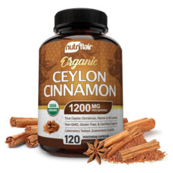 Suplemento Orgânico De Canela Do Ceilão Nutriflair 1200 Mg,