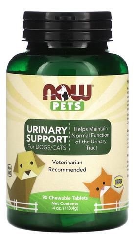 Now Foods Suporte Urinário Cães/gato 113g 90tb Importado