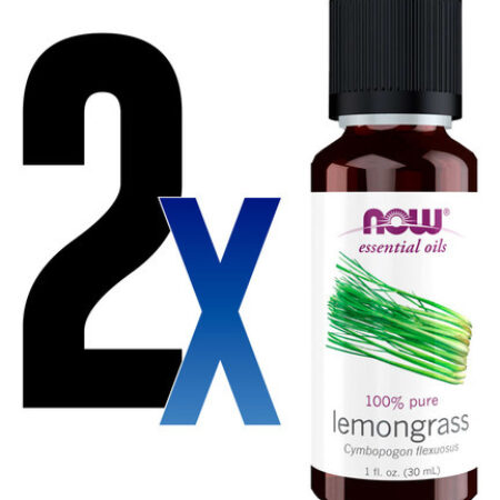 Óleo De Capim Limão 30ml Now Foods Lemongrass Oil Puro 2un - Imagem 2