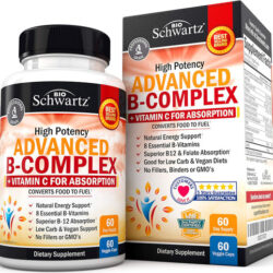 Vitamina B-12 Marca Bioschwartz, 100 Mcg, 60 Pastilhas