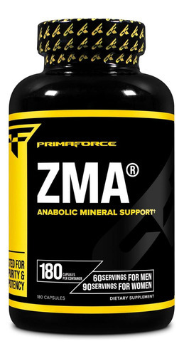 Suplemento Dietético Primaforce Zma, 180 Cápsulas