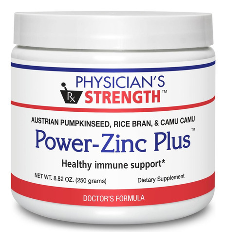 Médicos Força Power -zinc Plus - 8,82 Oz - Suporte Imunológi