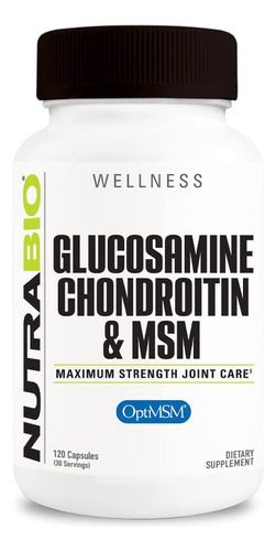 Suplemento Nutrabio Glucosamina Condroitina E Optimsm, Fórm