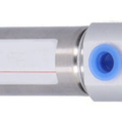 Mini Cilindro De Ar, Haste De Pistão De Aço Inoxidável, Pneu