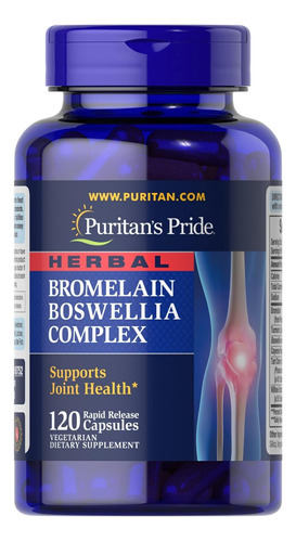 Puritans Pride Herbal Joint Soother® Bromelain Boswellia Com