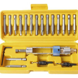 20pcs Multi Chave De Fenda Conjunto Broca Escareador Bits E