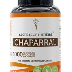 Segredos Da Tribo Chaparral 60 Cápsulas, 1000 Mg, Chaparral