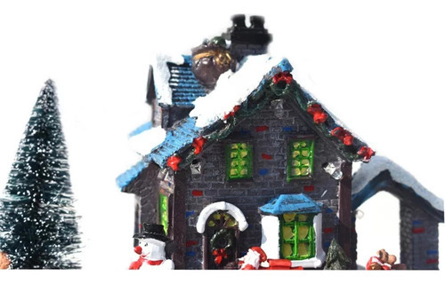 Decoração De Cidade Do Interior Com Trem De Natal Europeu A - Imagem 9