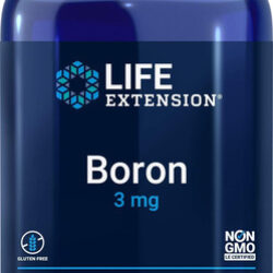 Life Extension Boron 3mg 180 Veg Caps - Complexo Triplo De B