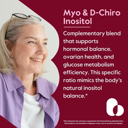 Suplemento De Myo-inositol E D-chiro Inositol (120 Cápsulas, - Imagem 5