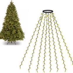 Yiyi Decoração De Árvore De Natal Com Luzes De Corda De 2023