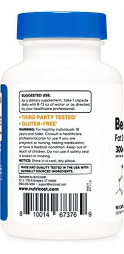 Vitamina B-12/ Nutricost/ 90 Cápsulas - Imagem 3