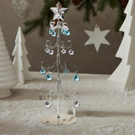 Decoração De Natal: Mesa, Árvore De Metal, Ferro Forjado, Or - Imagem 12