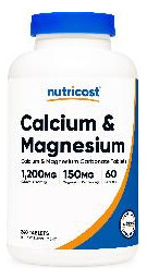 Suplemento Nutricost De Cálcio E Magnésio 240 Comprimidos - Imagem 2