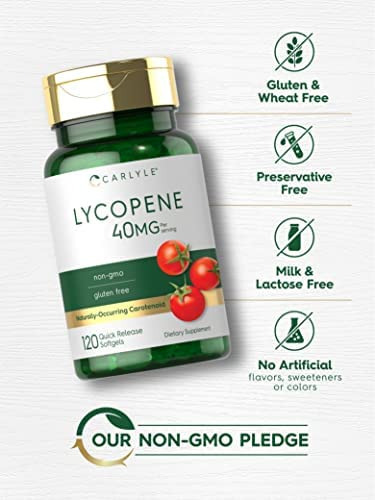 Carlyle Licopeno 40mg | 120 Cápsulas | Carotenóide De Ocorrê - Imagem 4