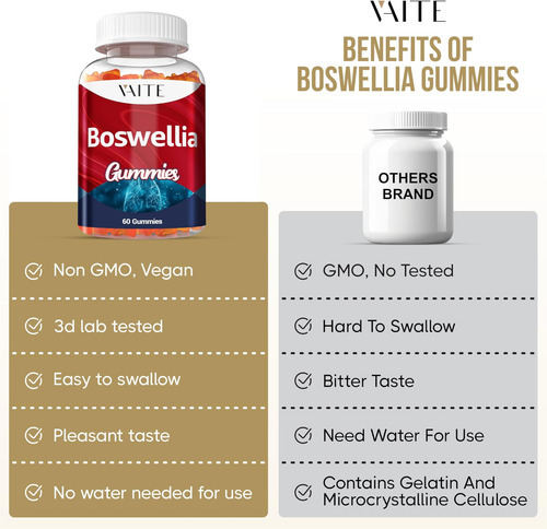 Gomas De Extrato De Boswellia Vaite - Suplemento Vegetariano - Imagem 5