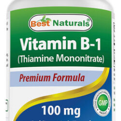 Best Naturals Vitamina B1 Como Mononitrato De Tiamina 100 Mg