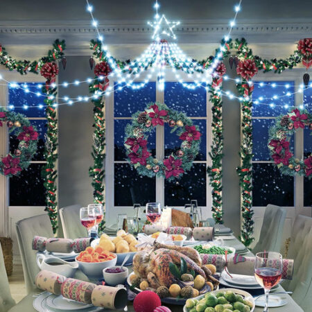 Decoração Solar De Natal Led Strip Light Enfeites De Árvore — foto 17