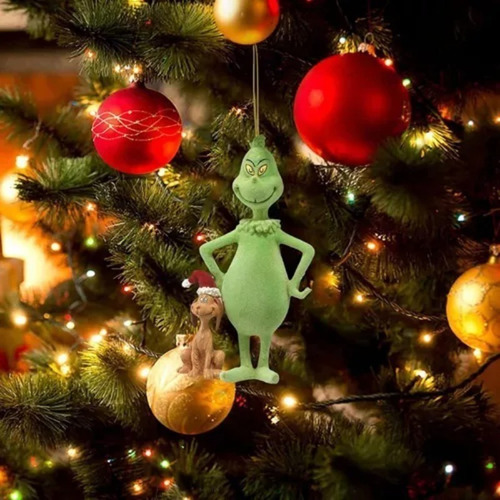 18 Peças De Decoração Suspensa Para Árvore De Natal/grinch - Imagem 5